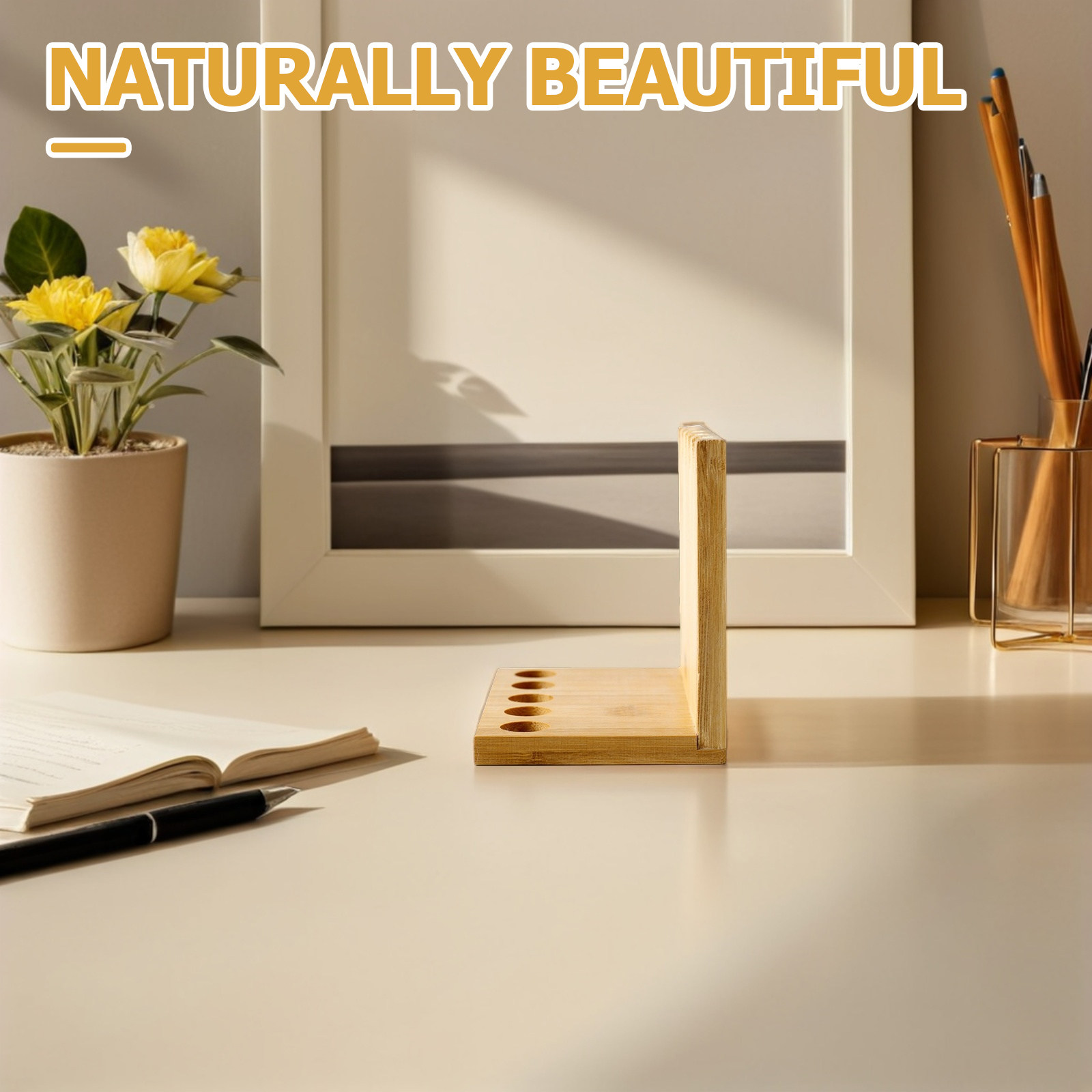 Incense Holder - 대나무 향꽂이 5구, 명상, 요가, 스파,