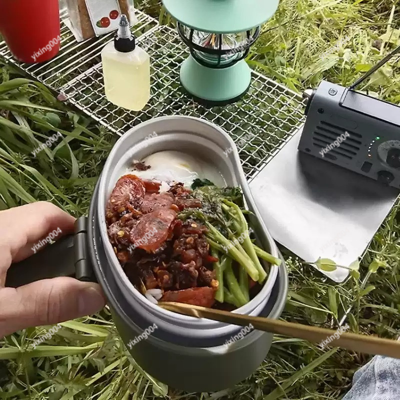 야외 캠핑용 분리형 도시락 고온 내열 알루미늄 식품 용 - Bento Box 리뷰 및 가격