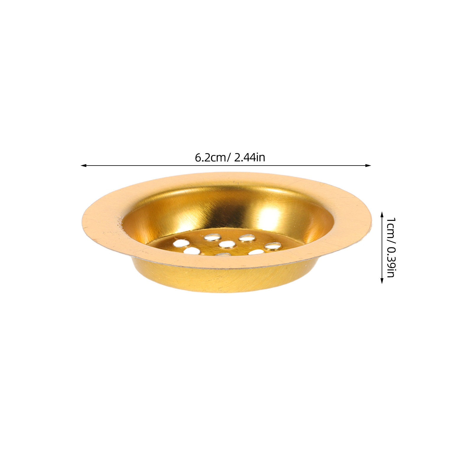 10개입 향로 받침대, 금색, 구멍이 뚫린 철제 컵,  - Incense Holder 리뷰 및 가격
