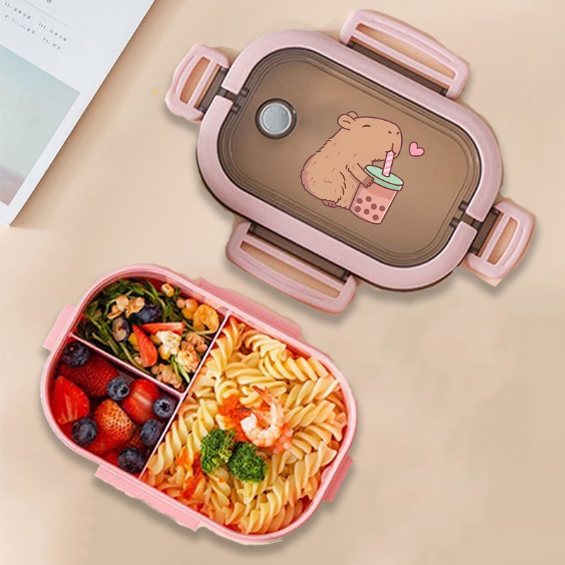 Capybara 도시락 상자 애니메이션 동물 인쇄 식품 - Bento Box 리뷰 및 가격