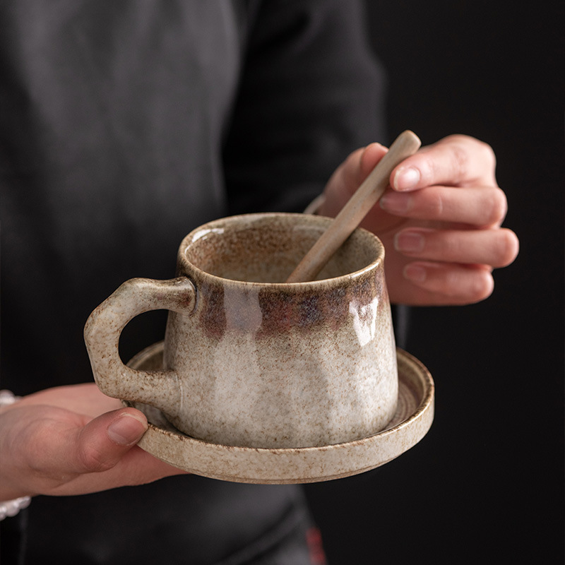 거친 도자기 가마 변환 및 받침 세트 수제 일본 복고풍 - Japanese Pottery 리뷰 및 가격