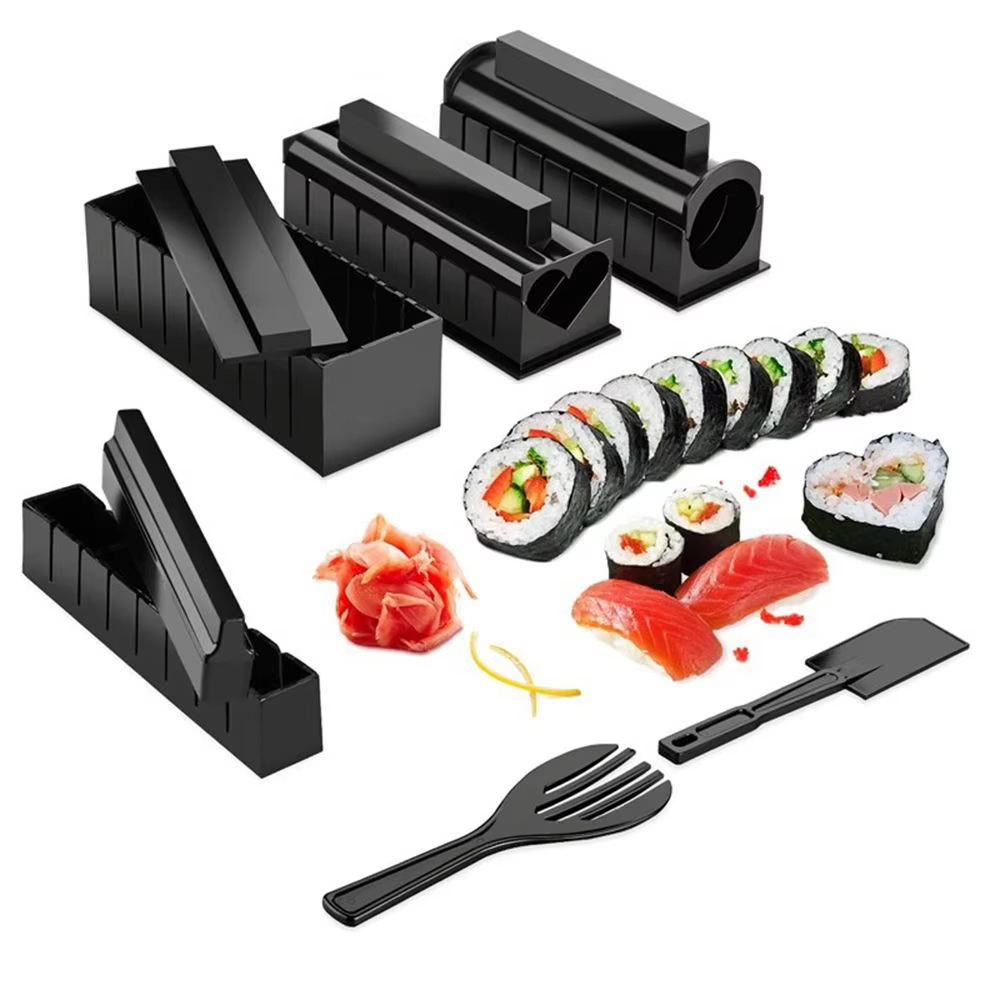 3/10개 세트 일본식 스시 메이커 3가지 모양 스시  - Sushi Making Kit 리뷰 및 가격